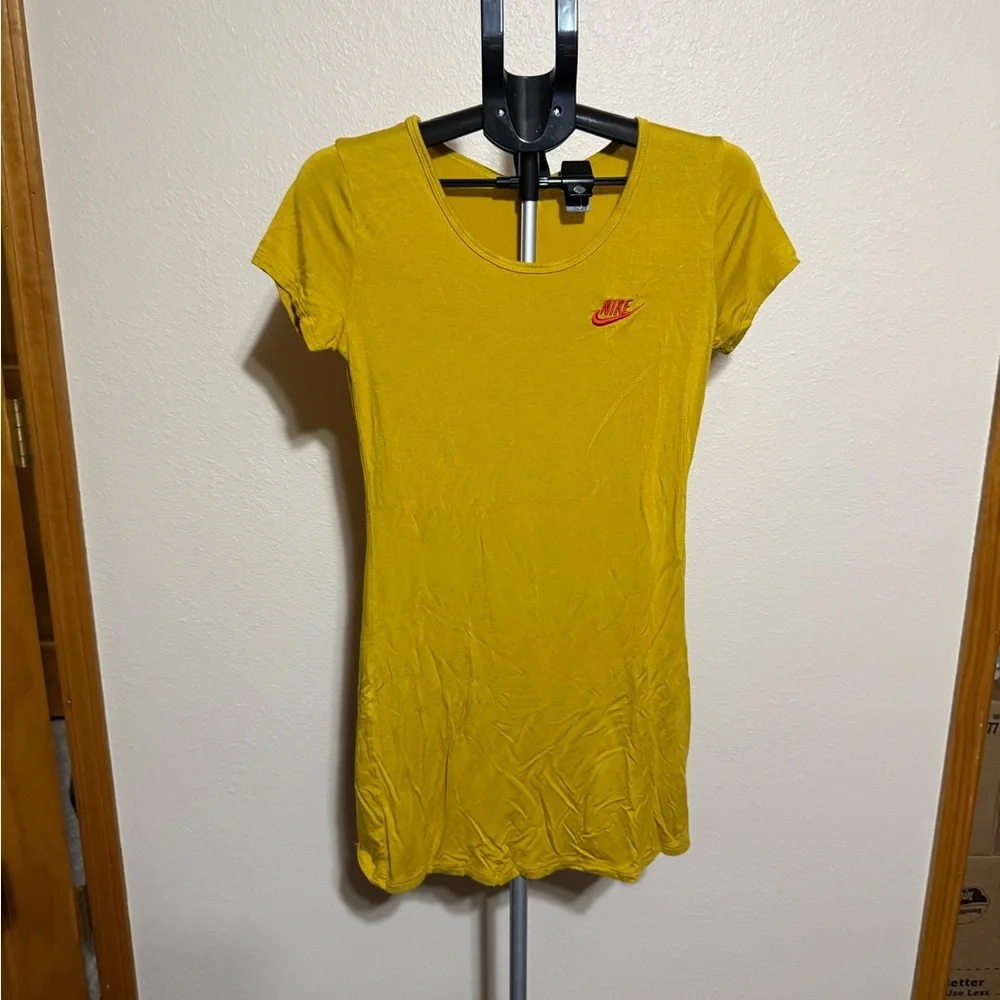 Nike Women's Yellow Midi Sport‎ Dress